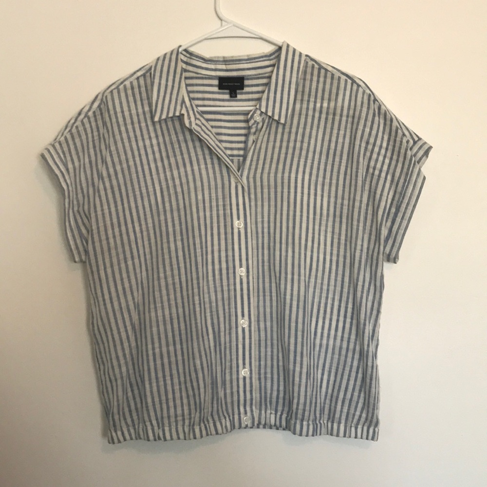 Who What Wear Linen Top